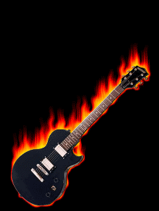 Flaming Guitar