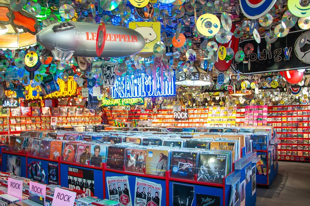 Inside the store with zeppelin