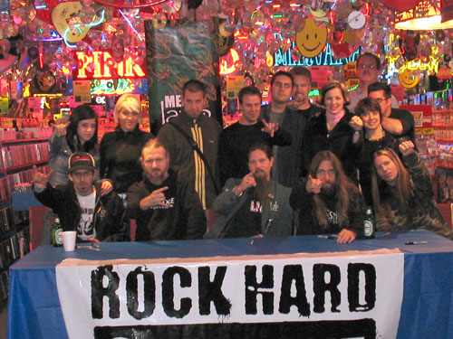 Lamb of God visit, photo of stand.