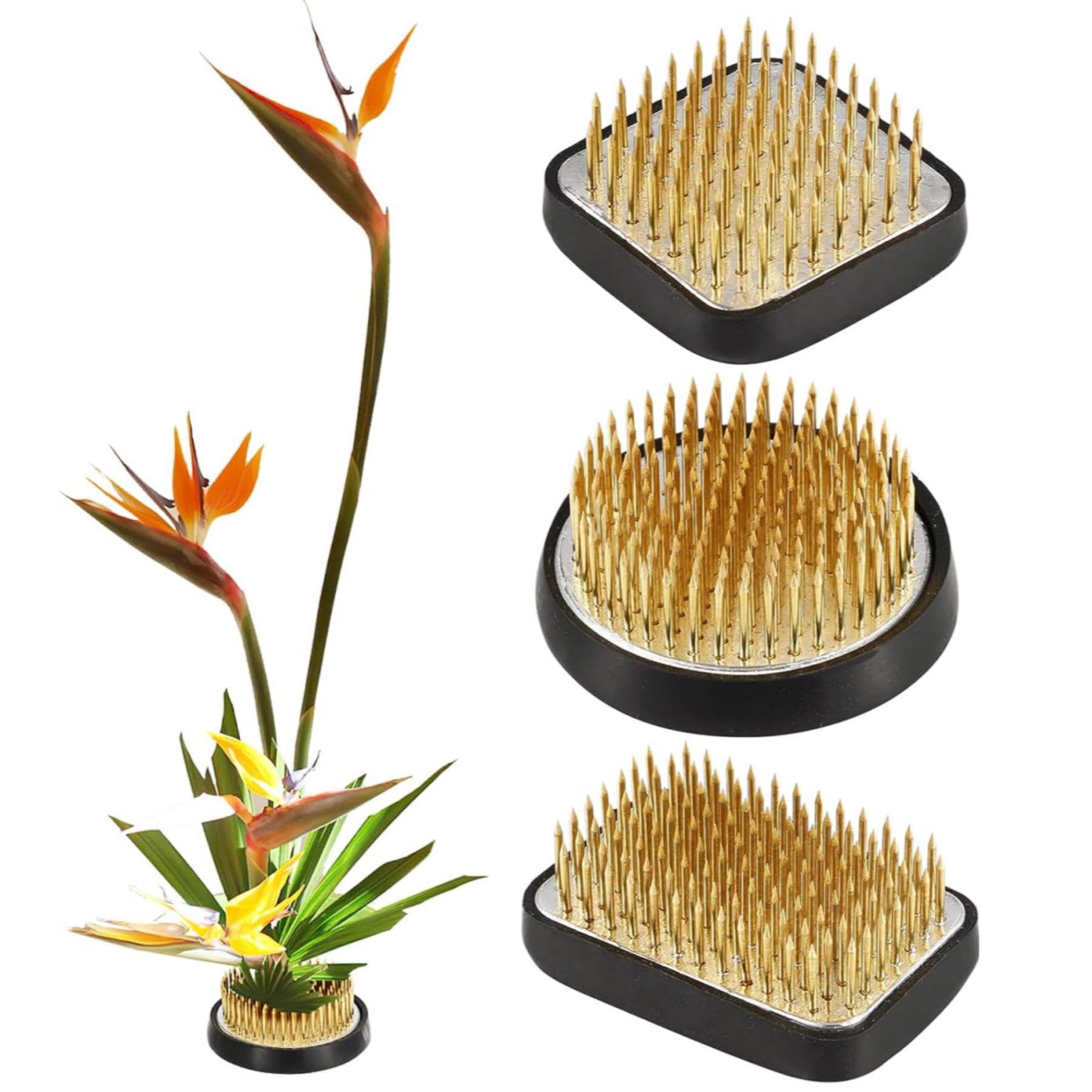 Image of 3 kenzan flower frogs